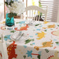 Durable Dinosaur pattern tablecloth for children