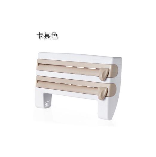 4-In-1 Kitchen Roll Holder Dispenser - Wall Mounted Storage Rack