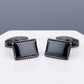 Men's Cufflinks - Copper Sleeve Studs in Black and Grey Variety