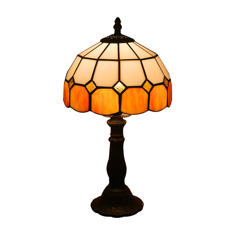 Timeless Greek Mosaic Bedside Lamp - Illuminate Your Nights with History