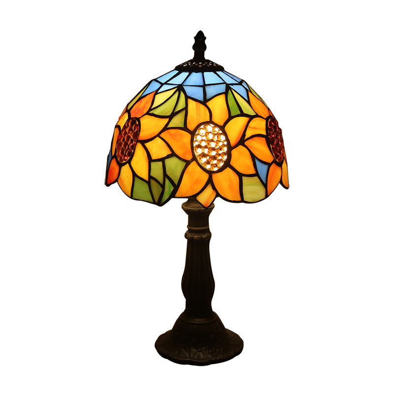 Timeless Greek Mosaic Bedside Lamp - Illuminate Your Nights with History