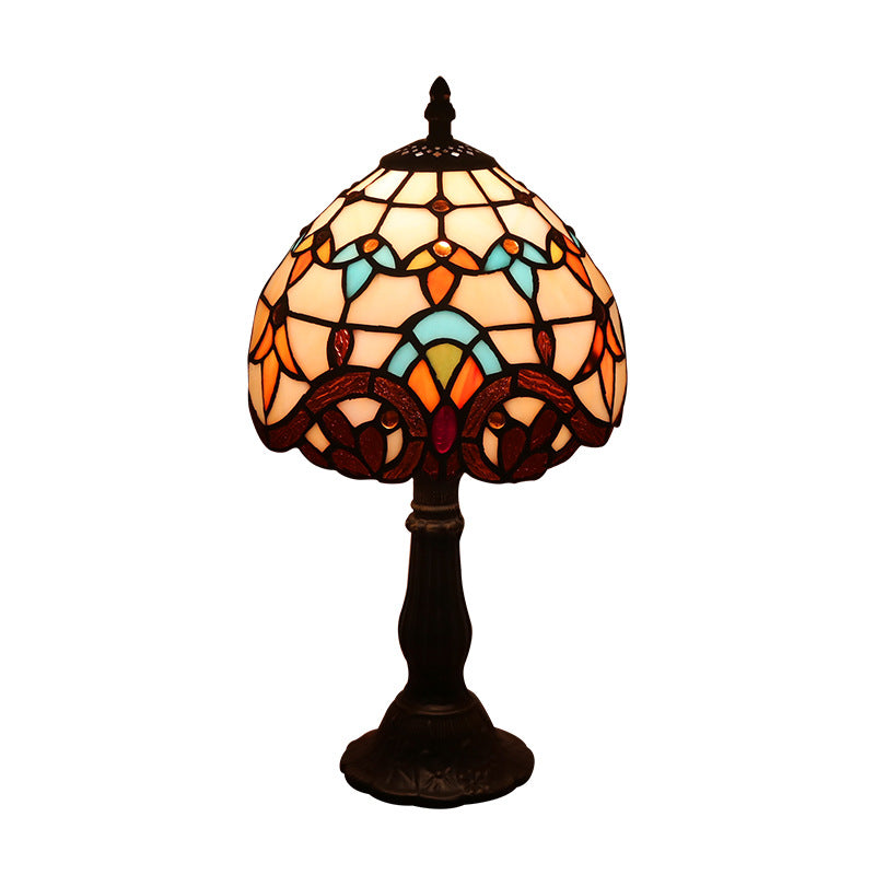 Timeless Greek Mosaic Bedside Lamp - Illuminate Your Nights with History