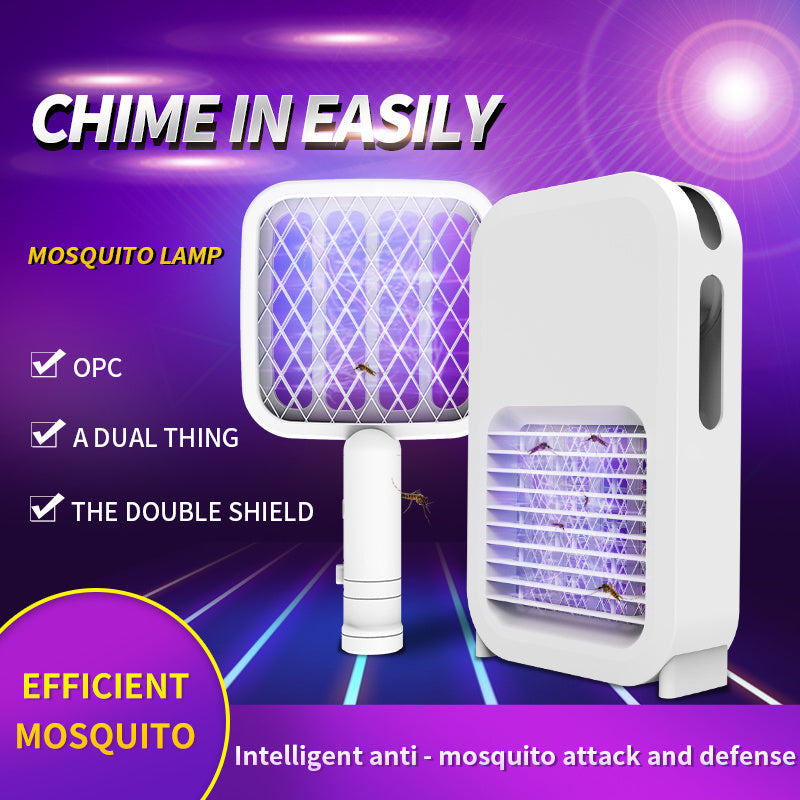 2 in 1 LED Mosquito Killer Lamp USB chargeable