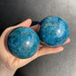 Natural Crystal Ball for healing - Blue Apatite