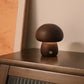 Wooden Cute Mushroom LED Night Light with Touch Switch for Bedroom and Children's Room