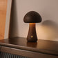 Wooden Cute Mushroom LED Night Light with Touch Switch for Bedroom and Children's Room