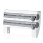 4-In-1 Kitchen Roll Holder Dispenser - Wall Mounted Storage Rack