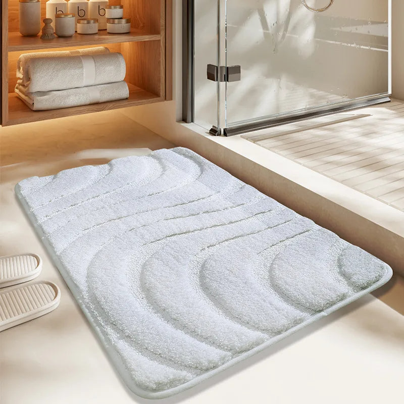 Superfiber 3D Non-slip Bathroom Rug