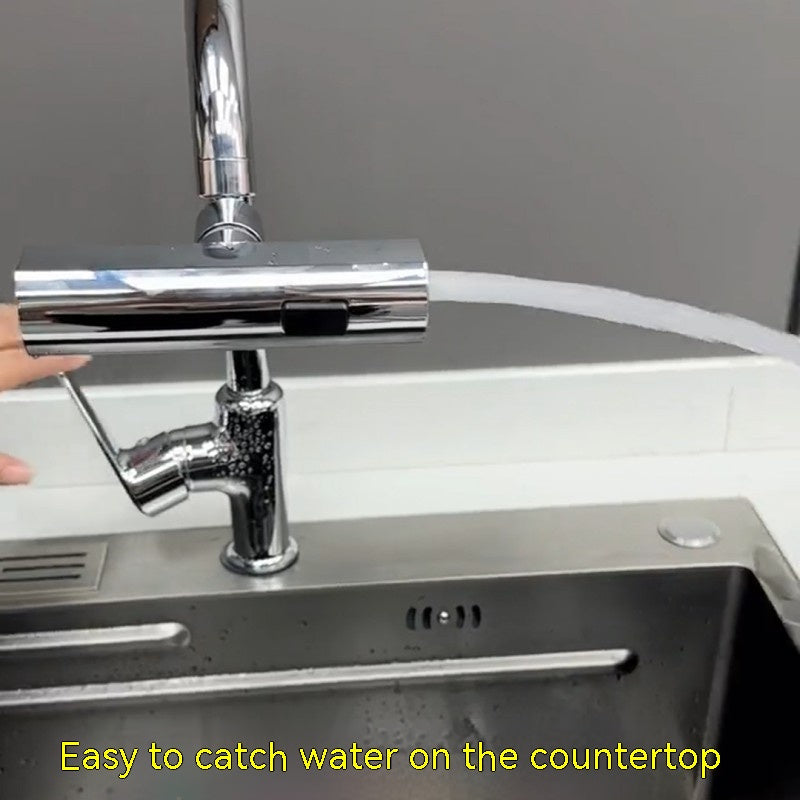 3-in-1 Kitchen Faucet - Universal Rotating Bubbler, Premium Quality