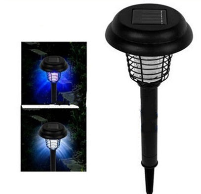 Electric Mosquito Killer and Fly Bug Zapper - Rechargeable Solar Led Lamp Garden Lawn