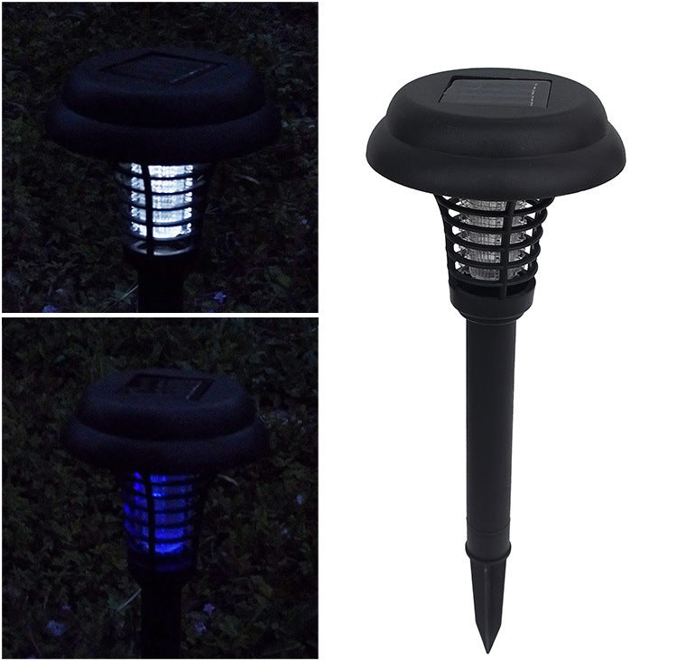 Electric Mosquito Killer and Fly Bug Zapper - Rechargeable Solar Led Lamp Garden Lawn