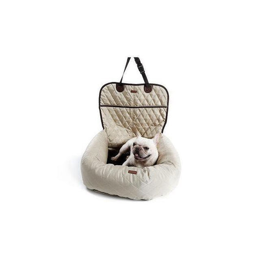 Portable Car Travel Dog Bed with Seat Belt