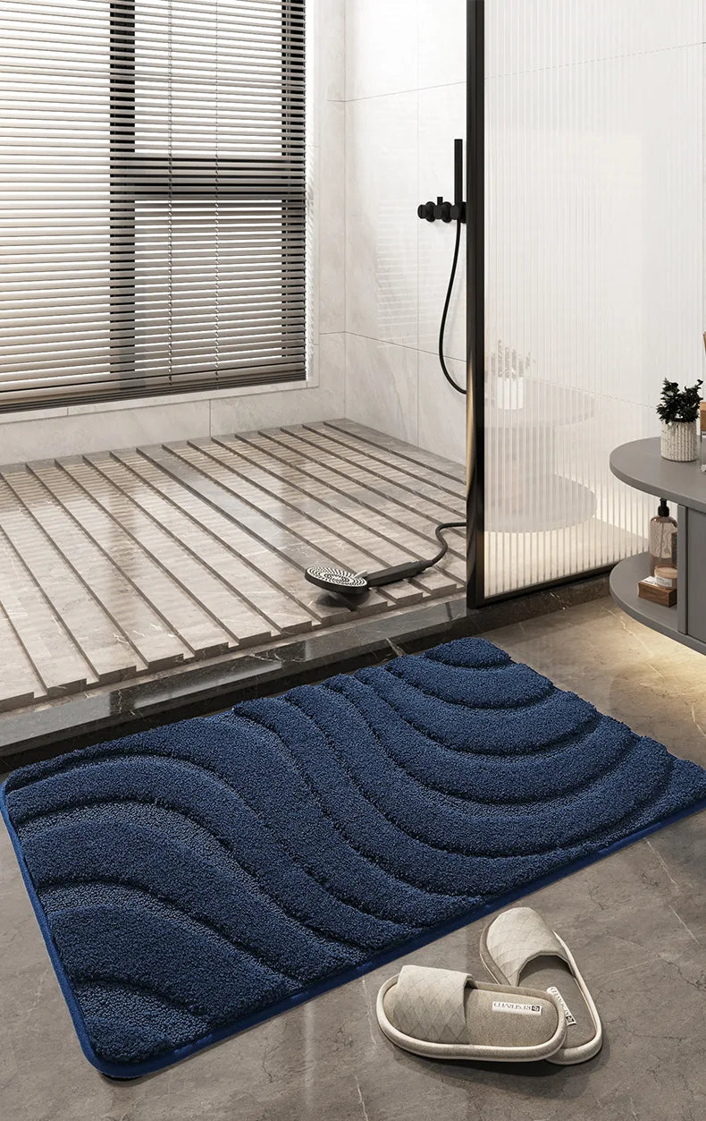 Superfiber 3D Non-slip Bathroom Rug