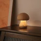 Wooden Cute Mushroom LED Night Light with Touch Switch for Bedroom and Children's Room
