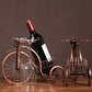 Retro Bicycle Shape Wine Rack - Stylish Wine Holder and Glass Organizer