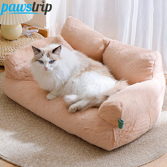 Luxury Plush pet bed Sofa cover for small and medium size Dogs and Cats -Extremely comfortable