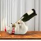 Elegant Wine Rack Holders - Bear Cat - Red Wine Bottle Stand for Home Kitchen