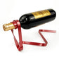 Iron Ribbon Wine Bottle Holder - Creative Red Wine Rack for Home Decoration