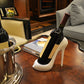 FamilyHomeDecor™ Stylish High-Heeled Shoes Wine Bottle Holder