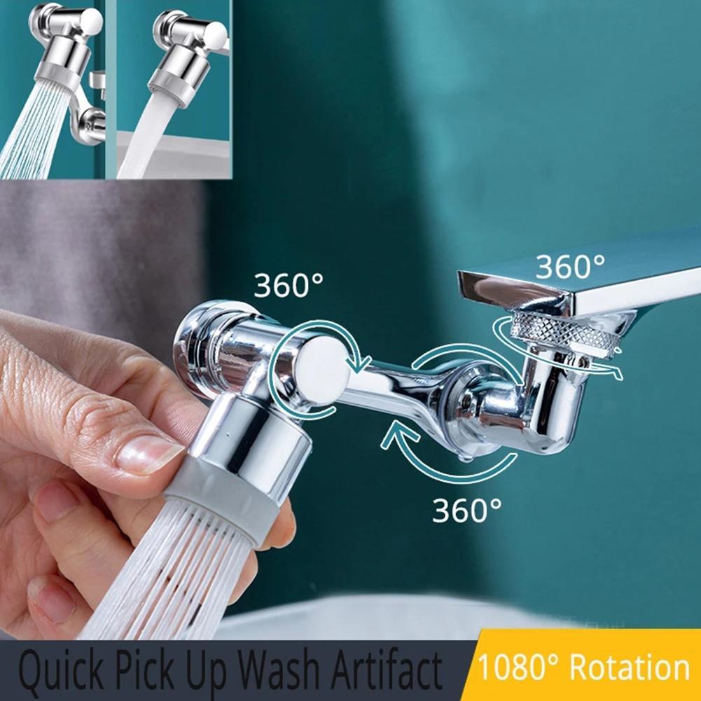 Universal 1080° Rotary Swivel Splash-Proof Filter Multifunction Faucet