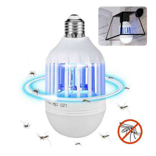 Fly Trap Killer Light Bulb Lamp for Indoor and Outdoor