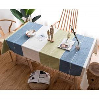 Imitation Cotton And Linen Literary Round Table Cloth