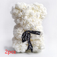 Valentine's Day Gift - Rose Bear Eternal Flower Teddy Bear, Handmade Craft, 25cm