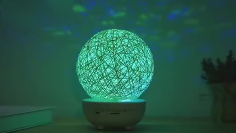 Starry Sky Bluetooth Music Auto Rotating Led Night