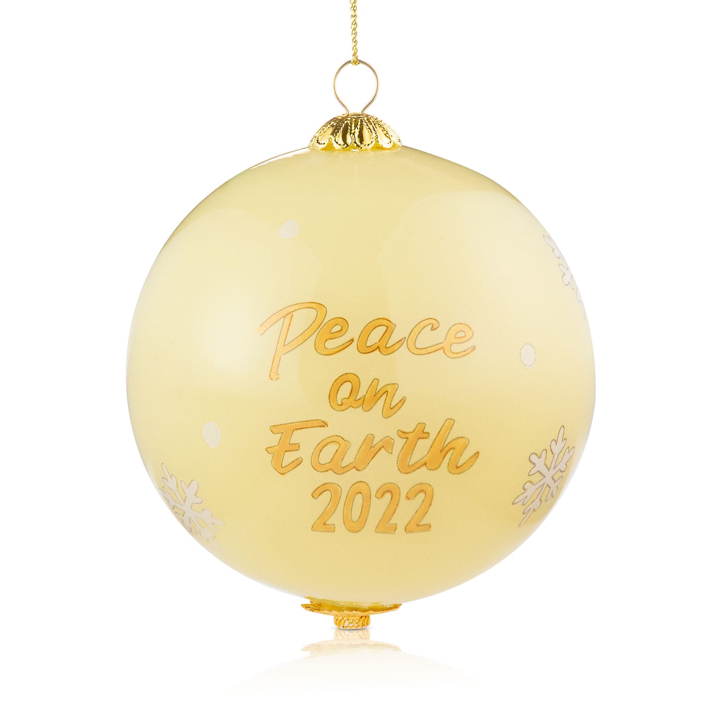 Pier 1 Li Bien Peace On Earth Ornament 2022