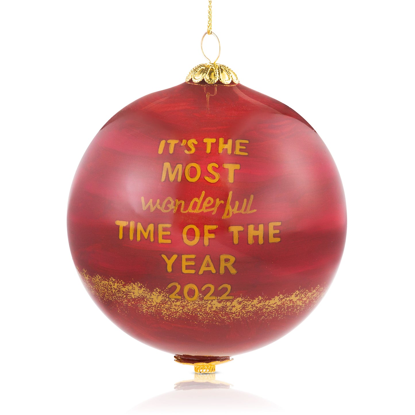 Pier 1 Li Bien Most Wonderful Time Of The Year Ornament 2022