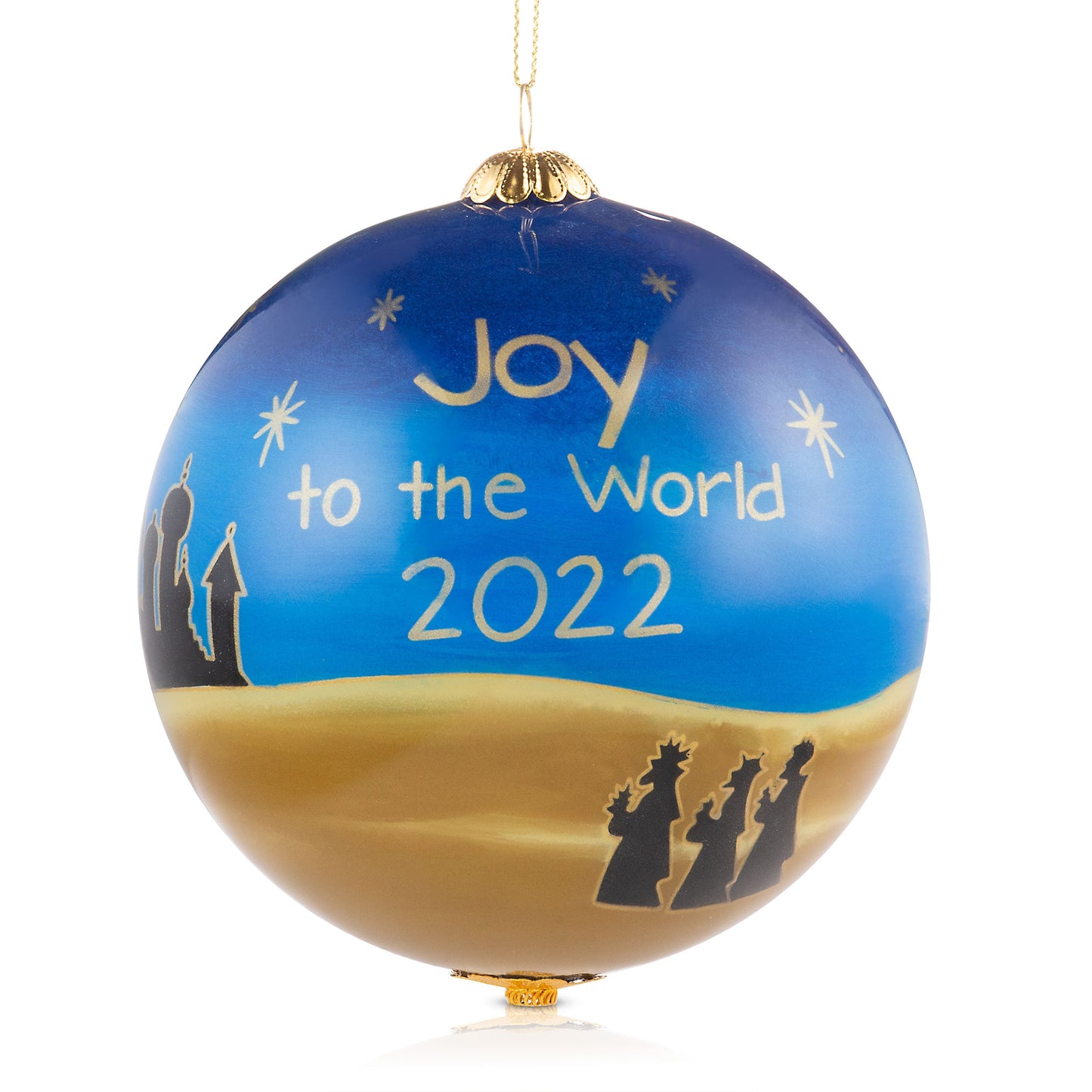 Pier 1 Li Bien Joy To The World Ornament 2022