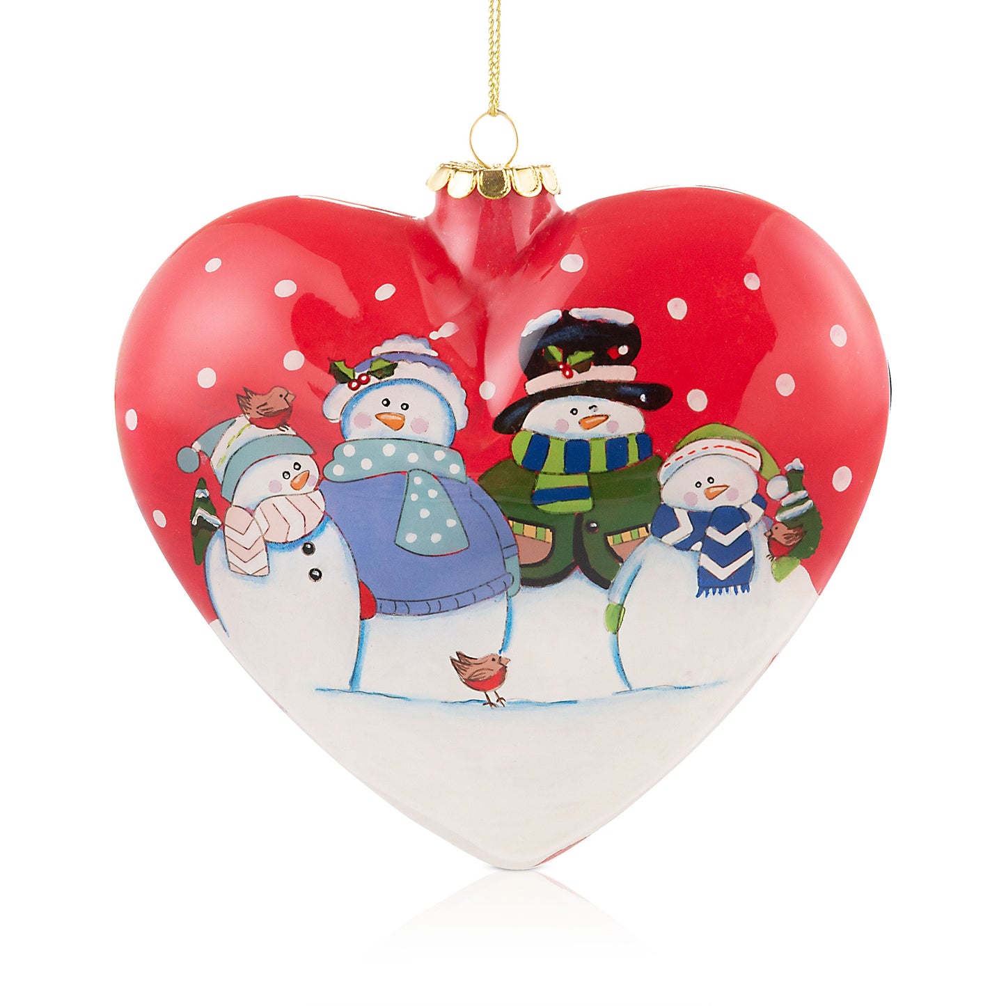 Pier 1 Li Bien Snowman Warmest Wishes Ornament 2022