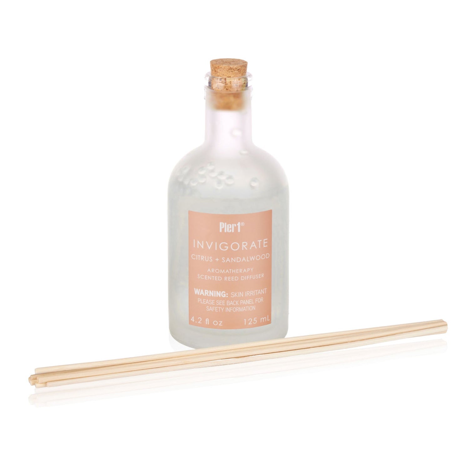 Pier 1 Invigorate Citrus & Sandalwood Aromatherapy Reed Diffuser