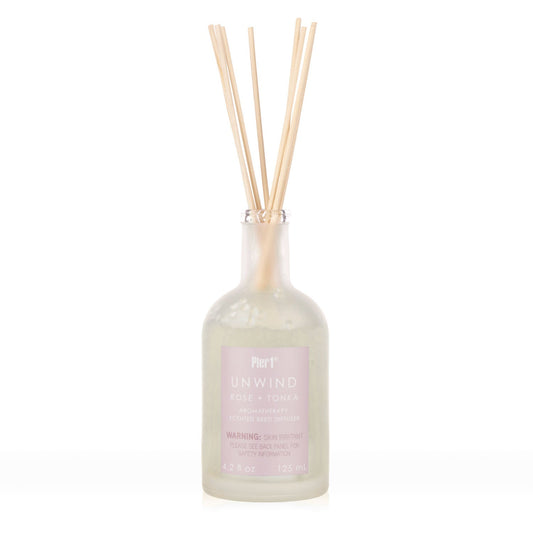 Pier 1 Unwind Rose & Tonka Aromatherapy Reed Diffuser