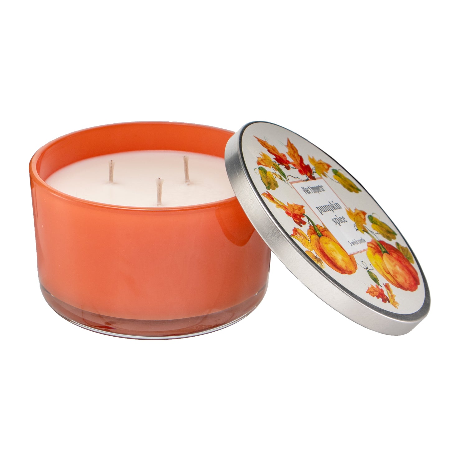 Pier 1 Pumpkin Spice 14oz Filled 3-Wick Candle