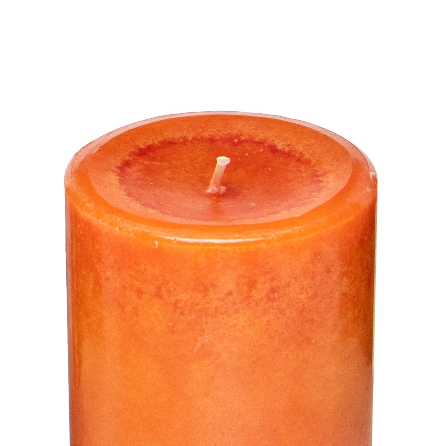 Pier 1 Pumpkin Spice 3x6 Mottled Pillar Candle