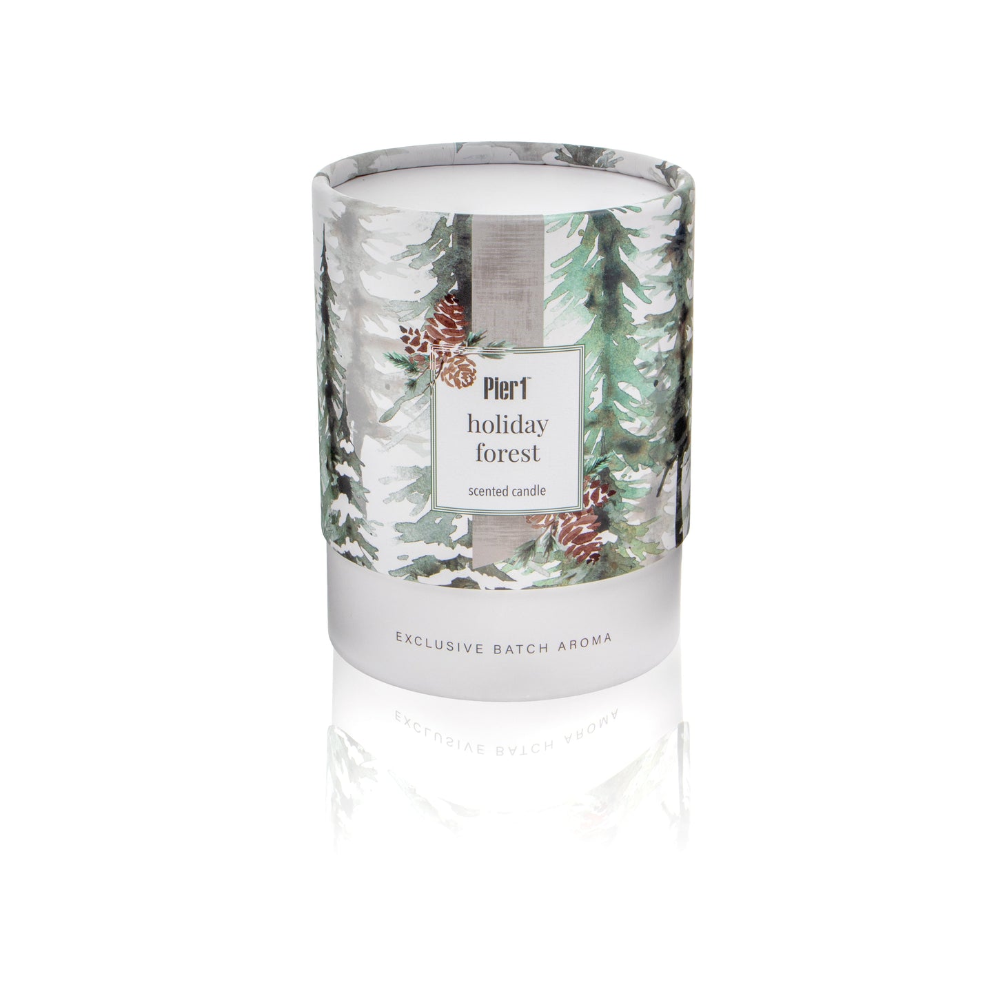 Pier 1 Holiday Forest 8oz Boxed Soy Candle