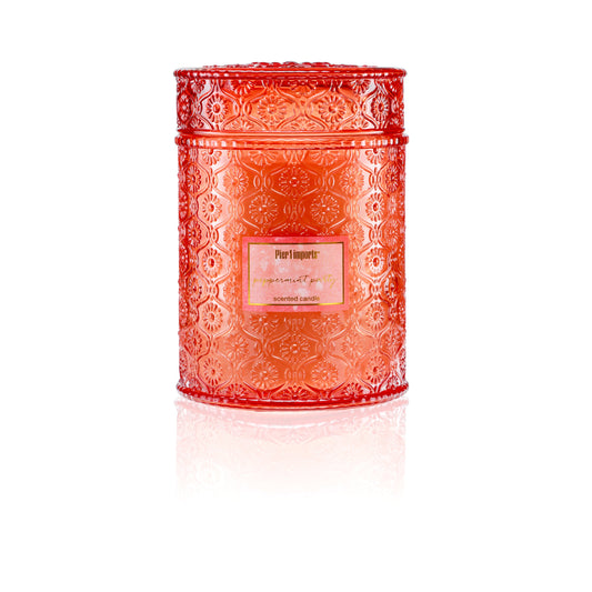 Pier 1 Peppermint Party Luxe 19oz Filled Candle