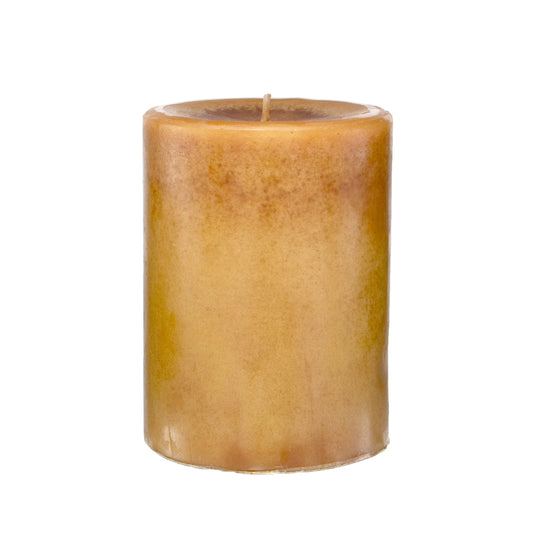 Pier 1 Apple Cider 3x4 Mottled Pillar Candle