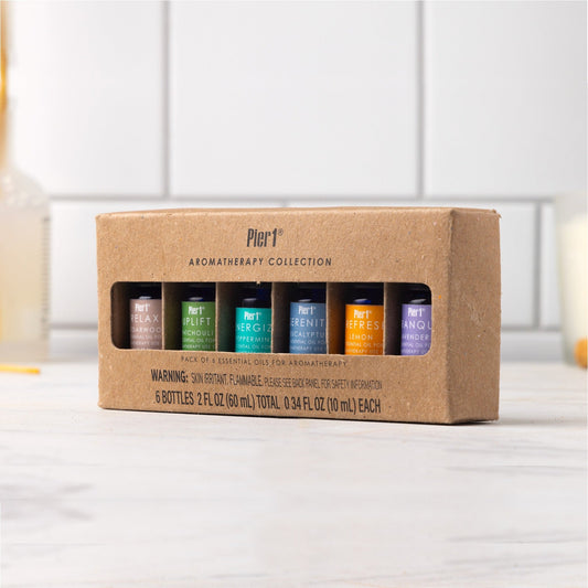 Pier 1 Aromatherapy Set of 6 Essential Oils