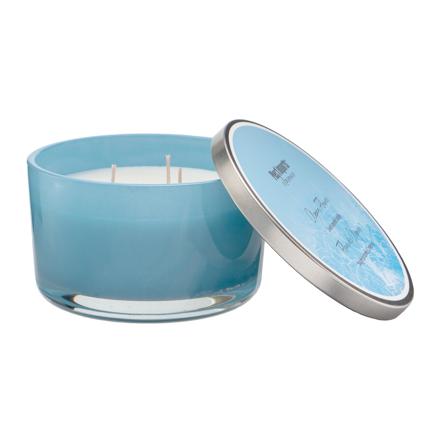 Pier 1 Aspen Flower 14oz Filled 3-Wick Candle