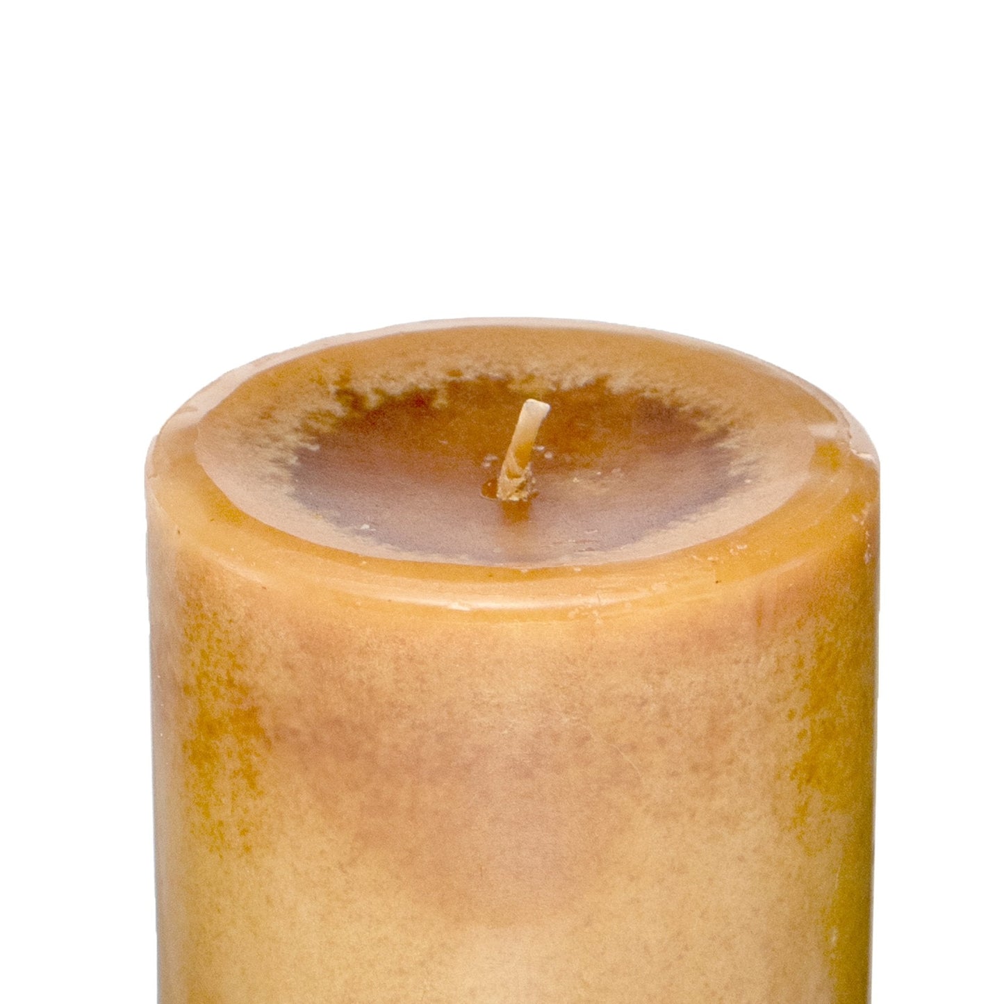 Pier 1 Apple Cider 3x4 Mottled Pillar Candle - Pier 1