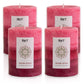 Pier 1 Asian Spice 3x4 Layered Set of 4 Pillar Candles - Pier 1