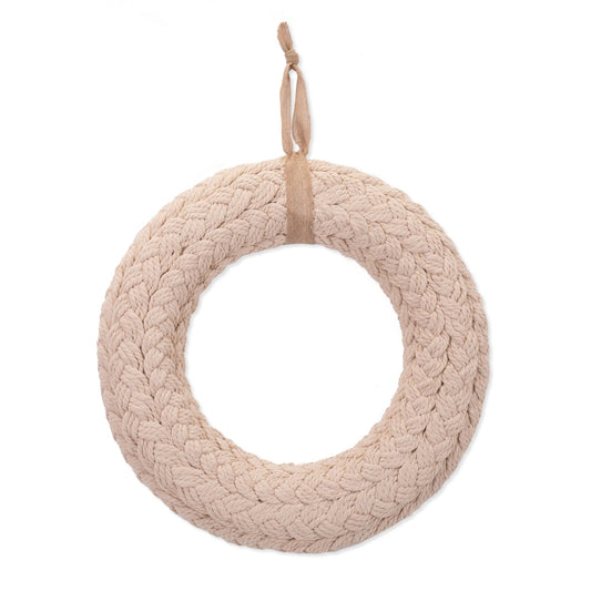 Pier 1 Cream Burlap 15" Wreath - Pier 1