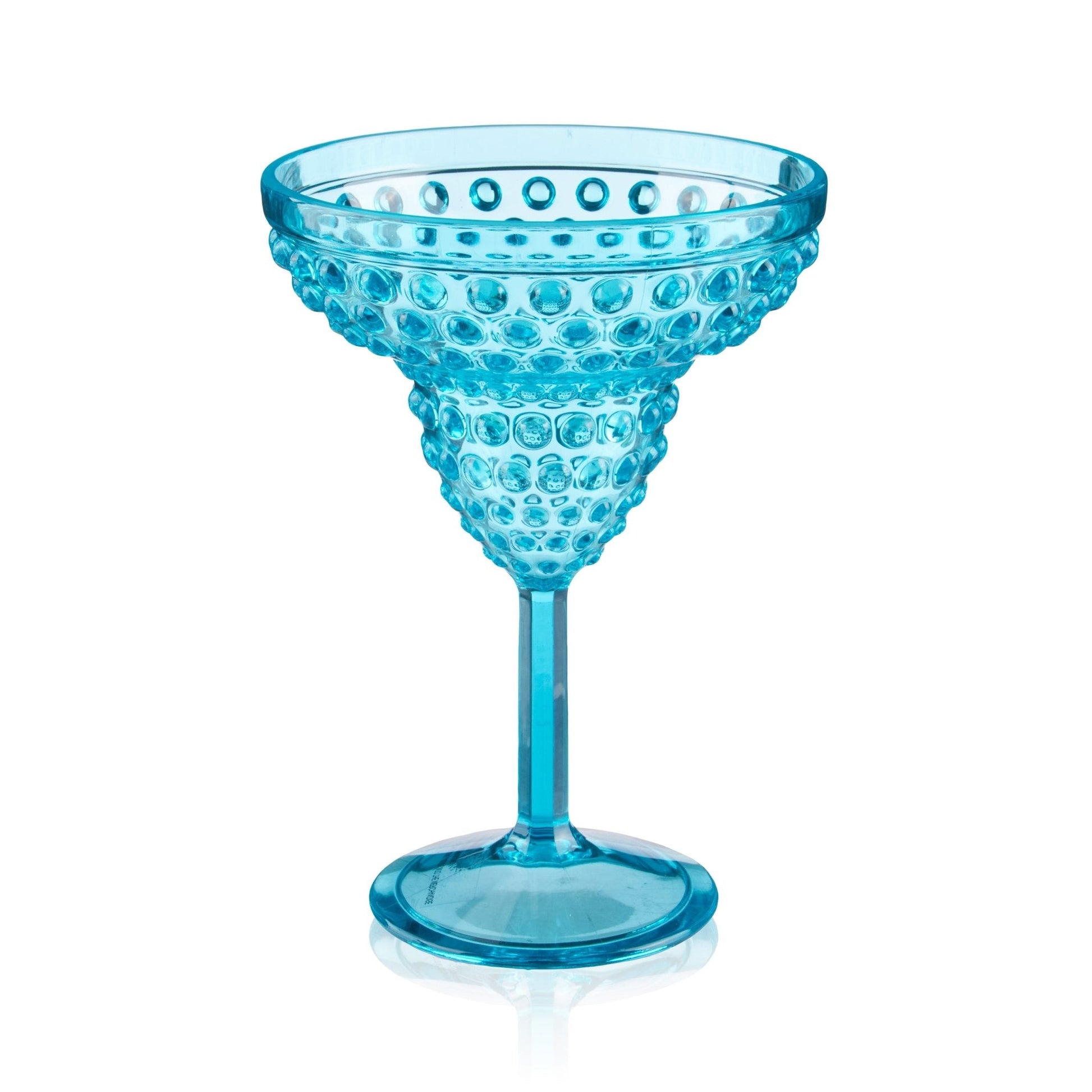 Pier 1 Emma Aqua Acrylic 12 oz Margarita Glasses, Set of 4 - Pier 1