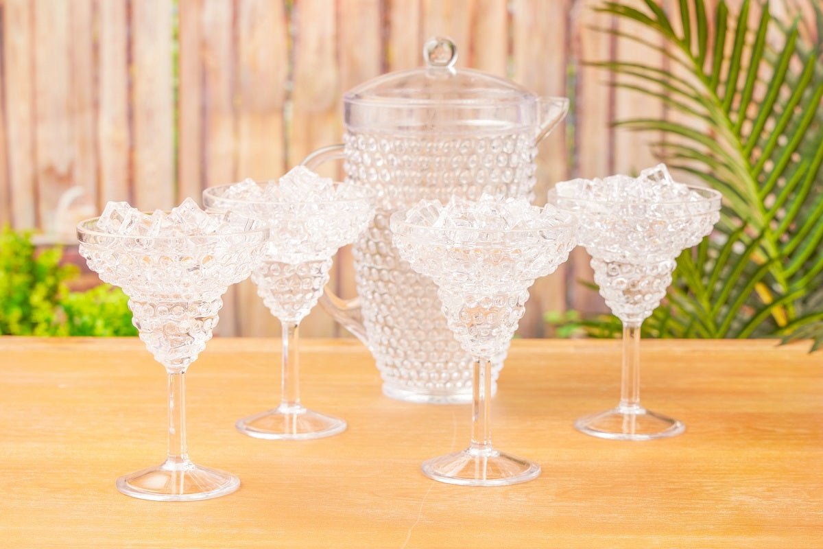 Pier 1 Emma Clear Acrylic 12 oz Margarita Glasses, Set of 4 - Pier 1