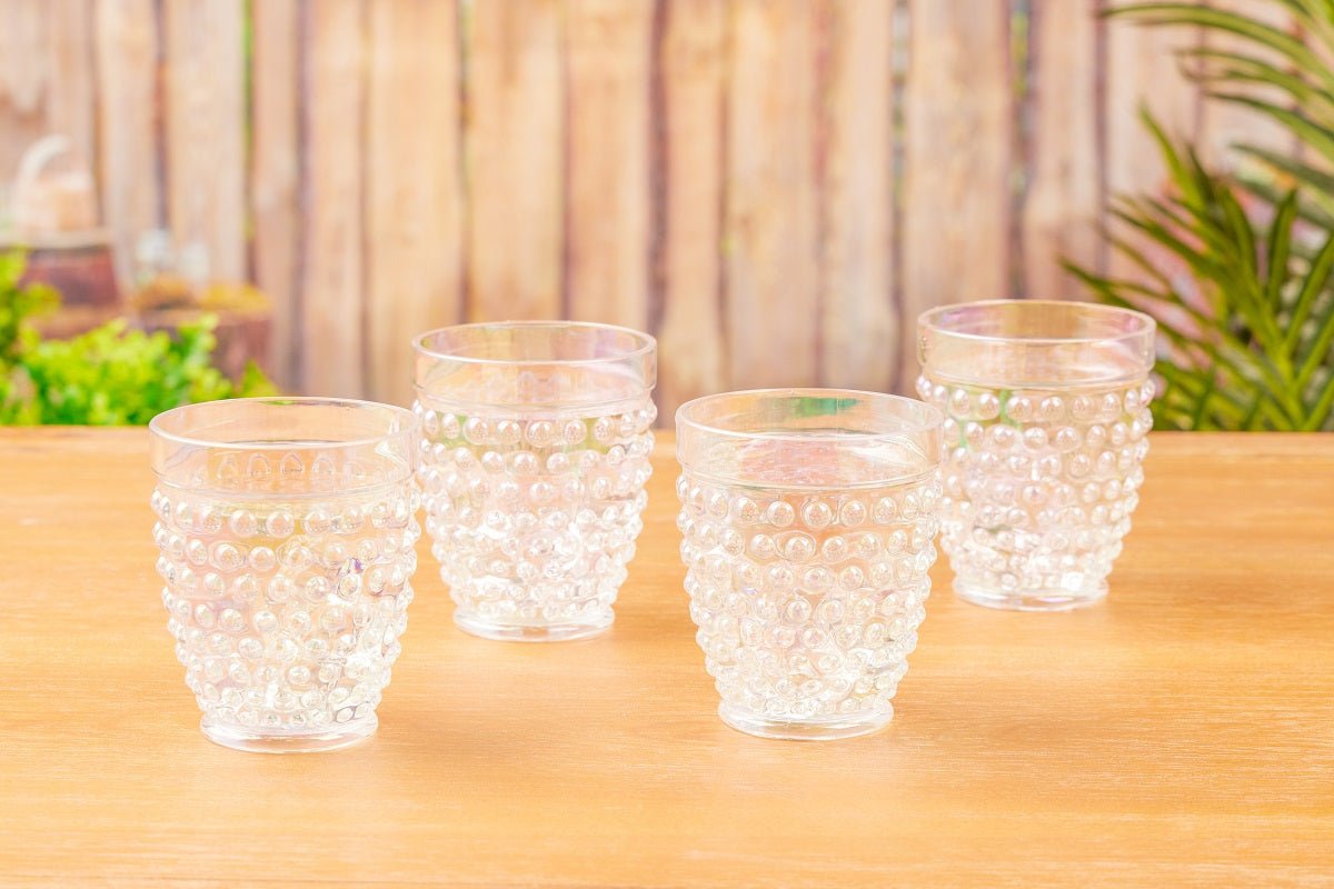 Pier 1 Emma Luster Acrylic 13 oz Drinking Glasses, Set of 4 - Pier 1