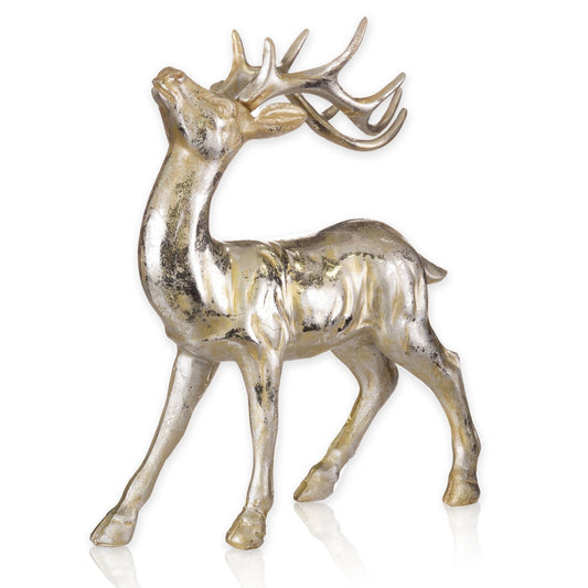 Pier 1 Gold Standing Deer - Pier 1