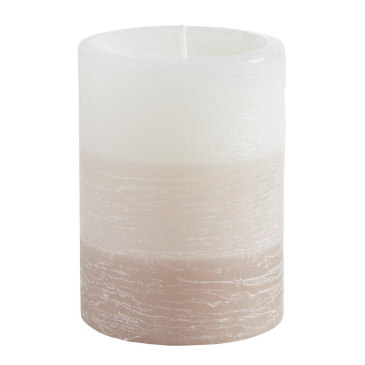 Pier 1 Magnolia Blooms 3X4 Layered Pillar Candle - Pier 1