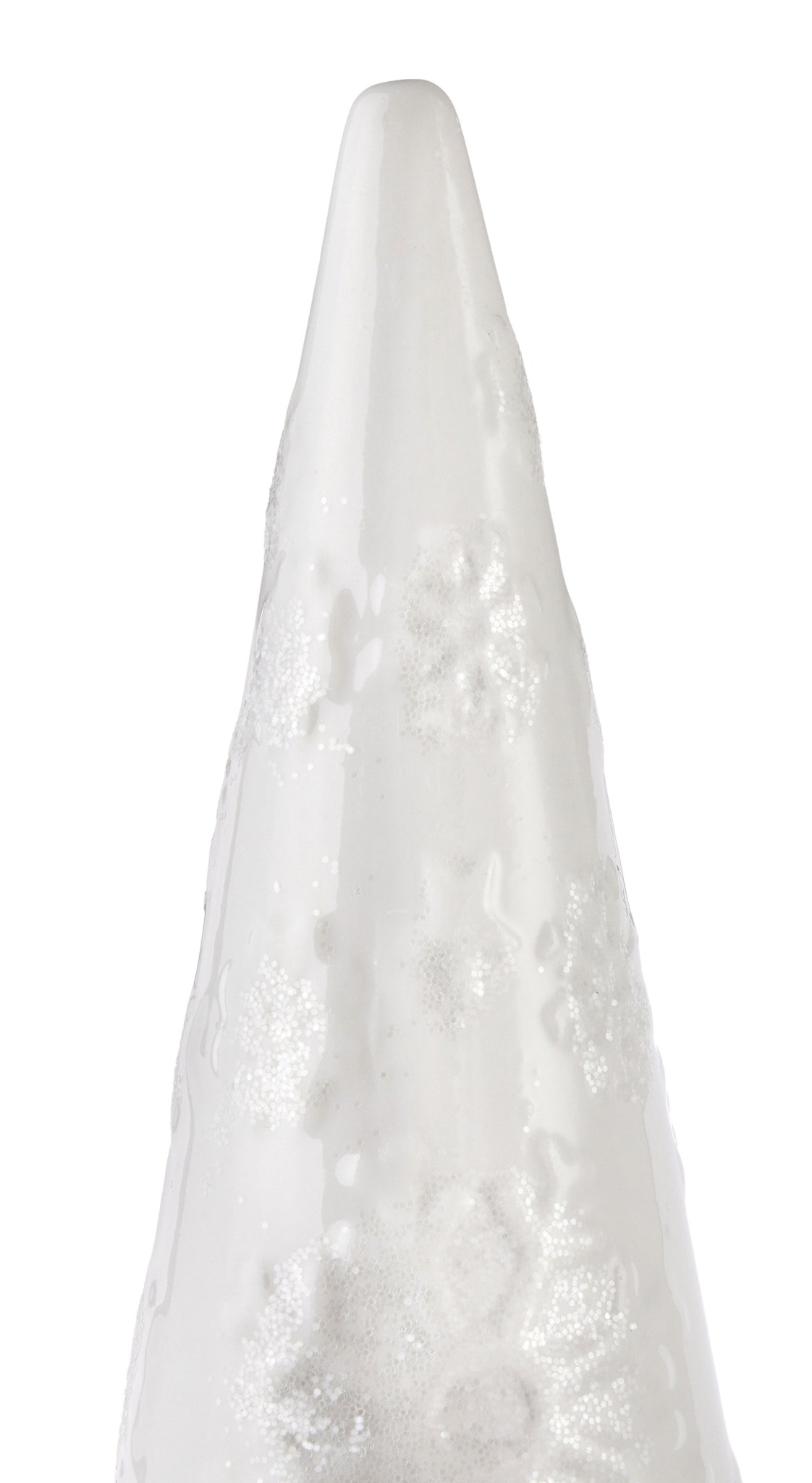 Pier 1 Medium White Sparkling Snowflake Tree - Pier 1